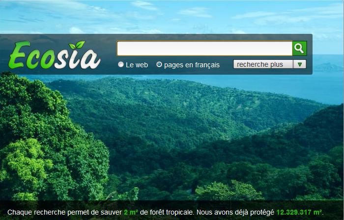 Ecosia: Adoptez un nouveau moteur de recherche écolo!