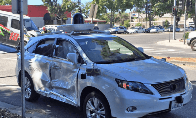 La Google Car a été victime d’un nouvel accident de la route