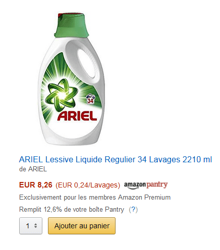 amazon remplissage