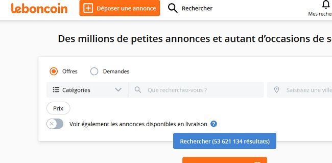 23,7 millions de visiteurs uniques en décembre pour le bon coin.fr