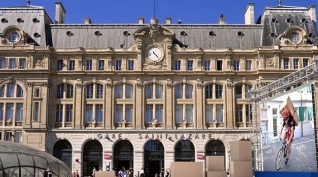 Devant la gare Saint-Lazare, Cdiscount ouvre un entrepôt éphémère