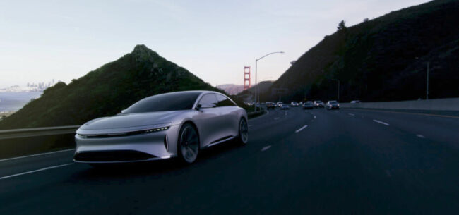 Le concurrent de Tesla Lucid Motors vendera son modèle à 60 000 dollars