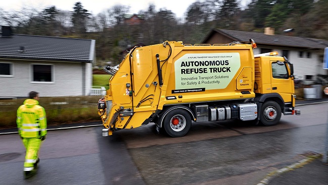 [Vidéo]: Volvo imagine les camions poubelles en mode autonome!