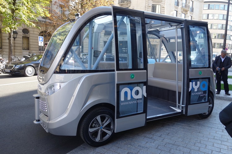 [Vidéo]: Les navettes autonomes Navya seront bientôt en circulation sur un campus Américain