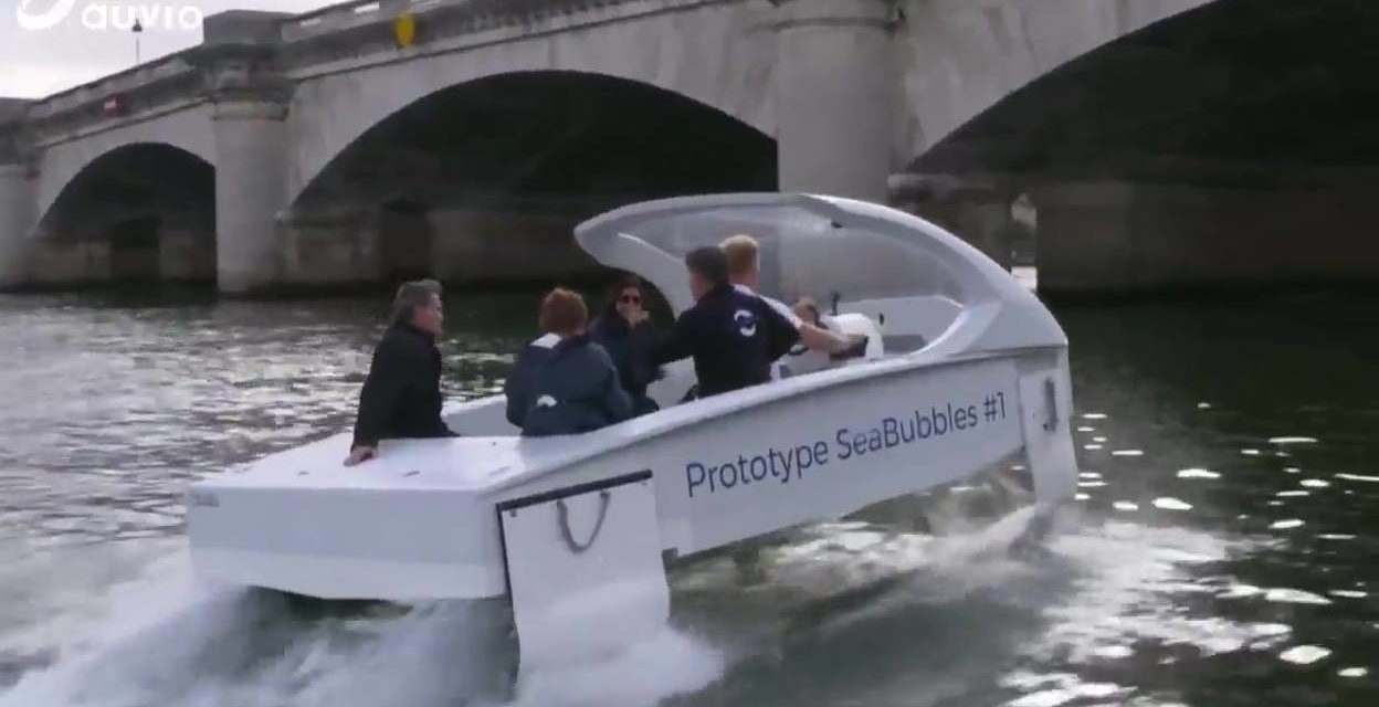 Finalement, le test des taxis Seabubbles “volant” sur la seine n’aura pas lieu