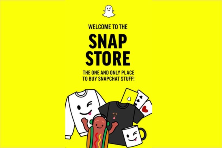 Snapchat initie une section ecommerce dans son application