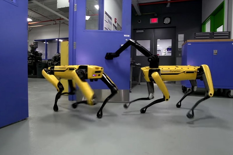 [Vidéo]: Quand les robots de Boston Dynamics cultivent l’amitié et l’entraide