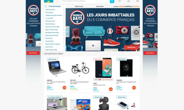 Les French Days proposés par les e-commerçants Français du 27 avril au 1er mai 2018