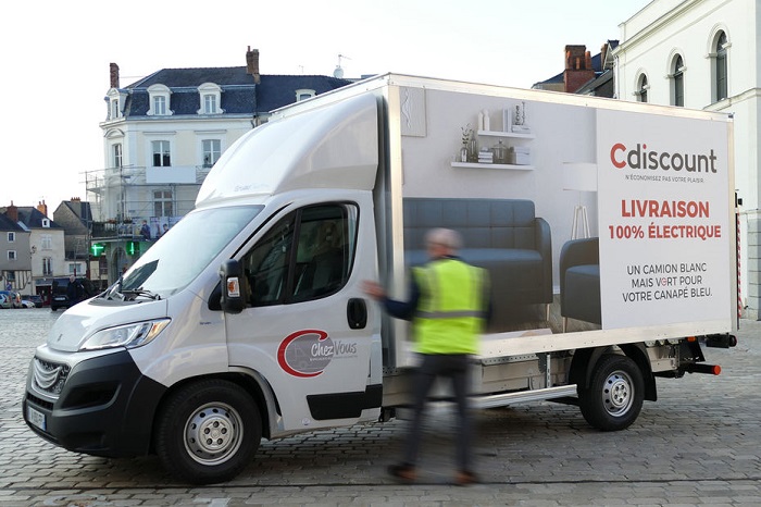 Sur Paris et Bordeaux, Cdiscount livre en camion électrique les produits lourds