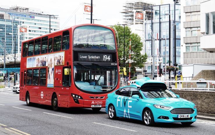 A Londres, des tests de véhicules autonomes ont commencés