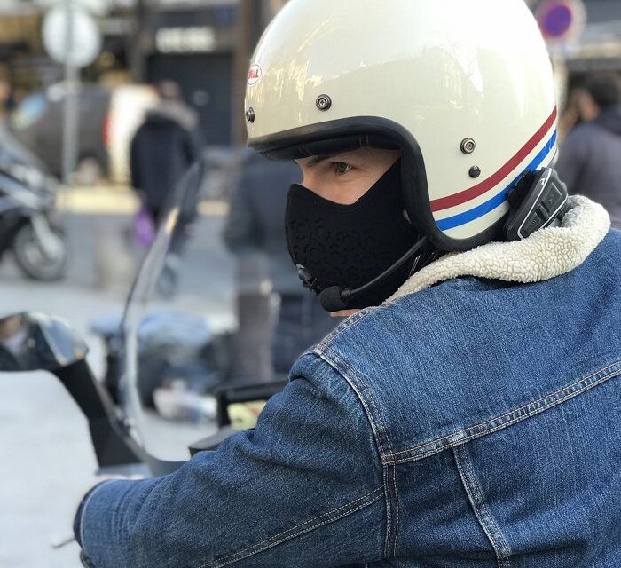 R-Pur Nano, le masque anti-pollution pour moto made in France