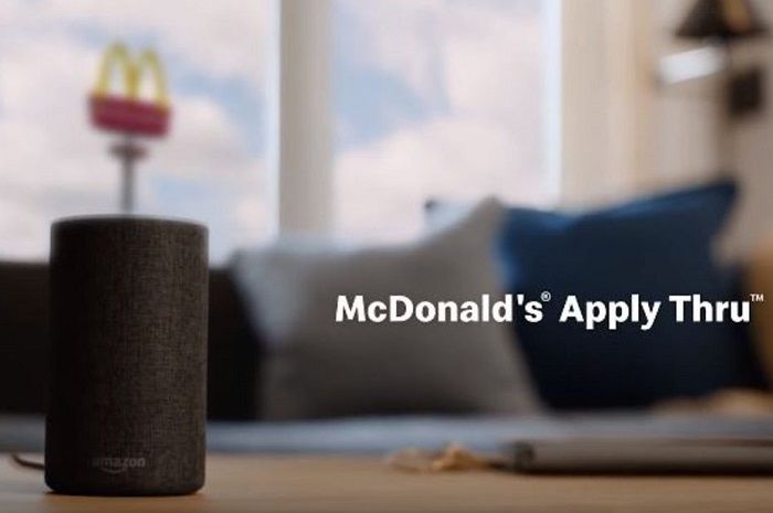 McDonald’s publie ses offres d’emplois sur Alexa et Google Assistant grâce à Apply Thru