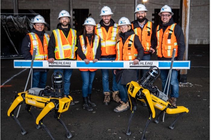 L’entreprise de BTP Québécoise Pomerleau utilise pour la première fois le robot-chien Spot de Boston Dynamics