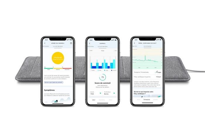 La nouvelle mouture du  Withings Sleep Analyzer est capable de détecter l’apnée du sommeil