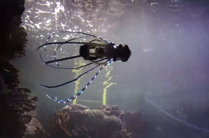 [Vidéo] :Regardez ce robot calmar se propulser dans l’eau à l’aide de jets pour explorer les fonds marins