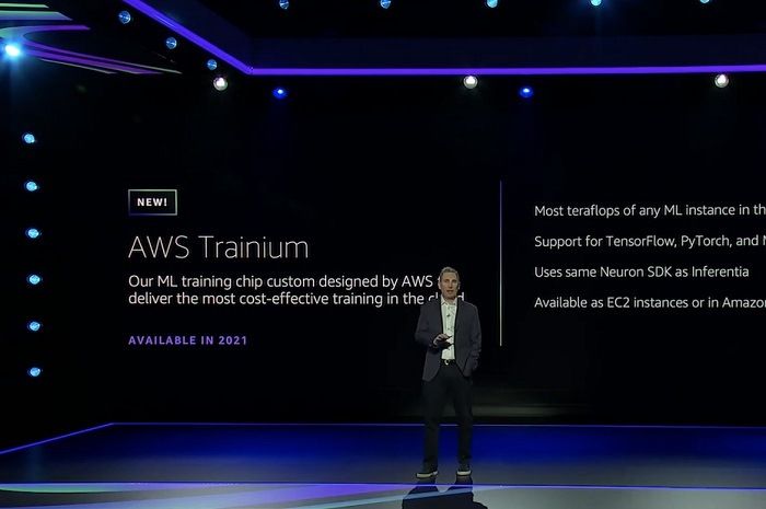 Amazon dévoile sa nouvelle puce “Trainium” conçue pour entraîner des modèles d’intelligence artificielle dans le cloud