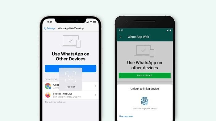 Whatsapp ajoute l’authentification biométrique à ses versions web et mobile