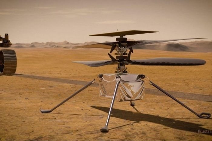 [Vidéo]: Le mini hélicoptère de la Nasa qui tentera de voler sur mars se nomme Ingénuity